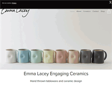 Tablet Screenshot of emmalacey.com